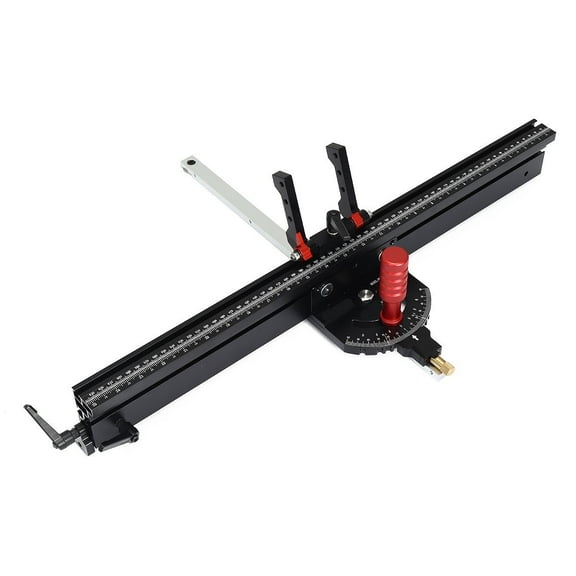Woodworking Extended Fence 0-60 Degree Angle Miter Gauge for Table Saw Router Table Precision Angle ,High Precision