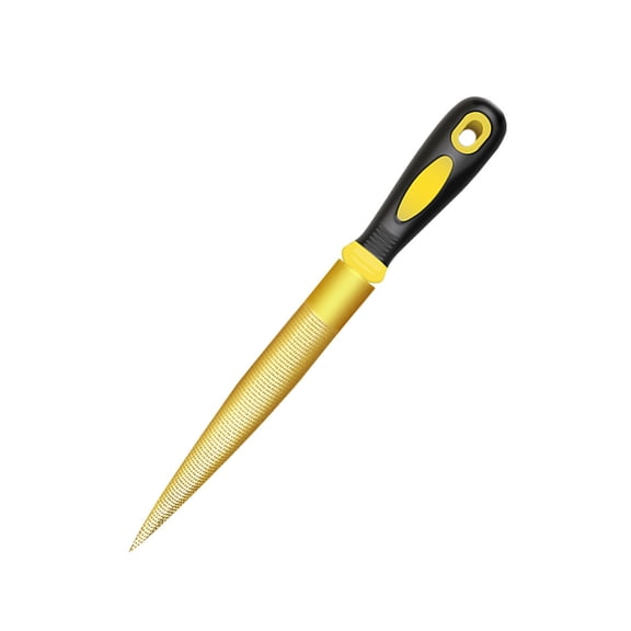 Woodworking File with Comfortable Grip Tapered Rasp Tool for Easy Handling in Various Woodcraft Applications
