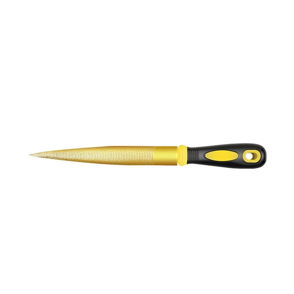 Woodworking File with Comfortable Grip Tapered Rasp Tool for Easy Handling in Various Woodcraft Applications