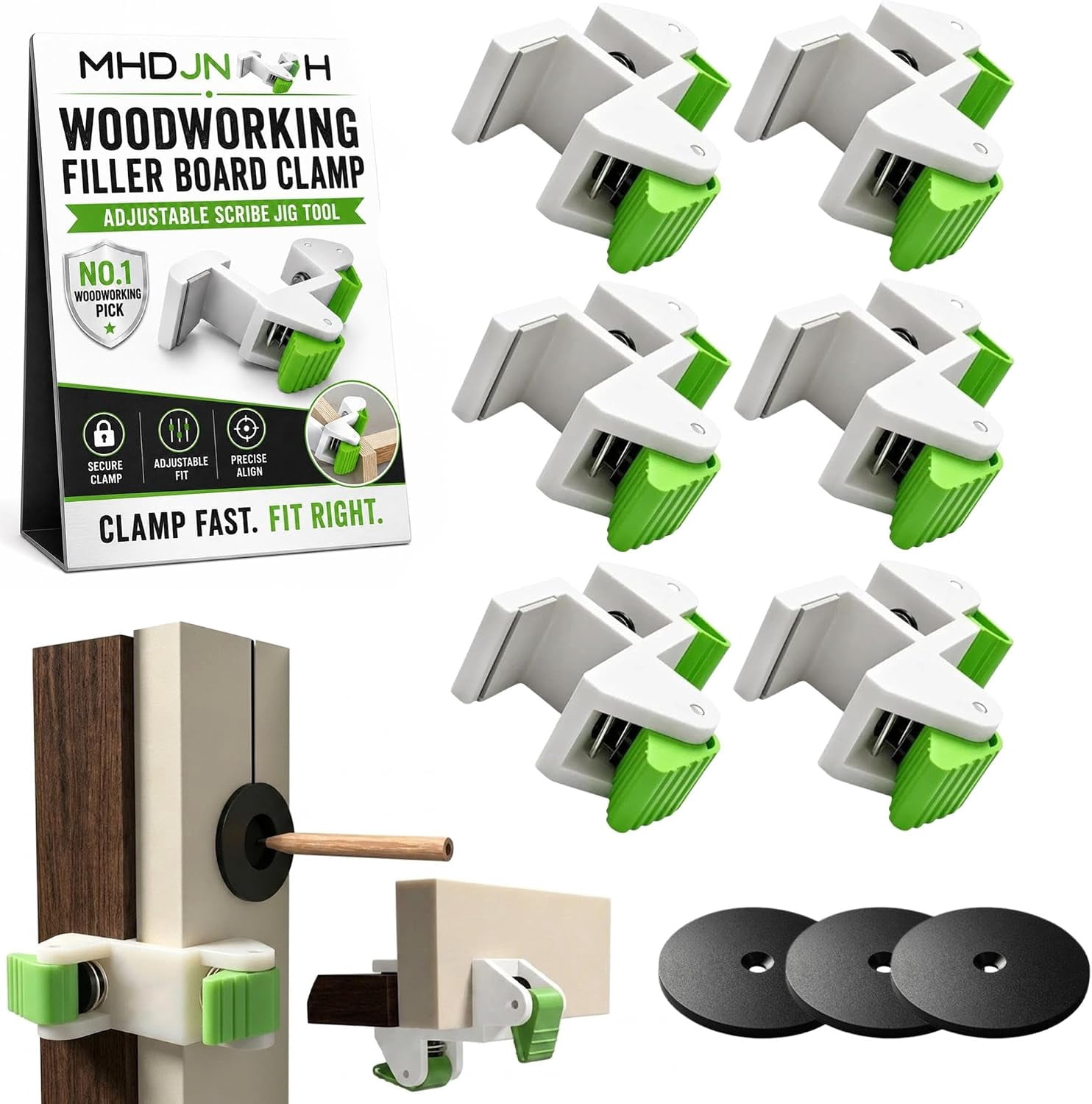 Padding Installation Woodworking Filler Board Installation Clamp, Adjustable Cabinet Scribe ...