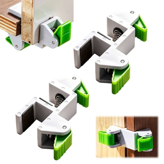 Woodworking Filler Board Installation Clamp, Adjustable Scribe Jig Tool with Dual-Sided Grip, Cabinet Alignment Helper for Wood Panels 2pcs