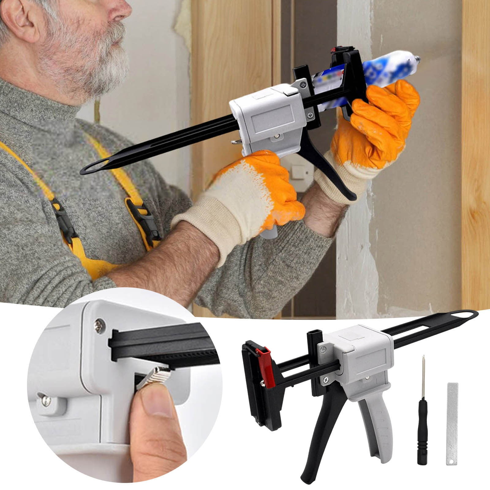 Universal Woodworking Glue Dispenser Extruder Tool Efficient For Tubes Bottles Crafts And DIY Projects