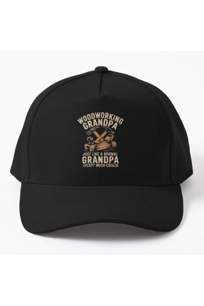 Woodworking Grandpa Cooler Than Normal Baseball Cap Workshop Hat Design