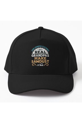 Woodworking Grandpa Makes Sawdust Baseball Cap Workshop Hat Design