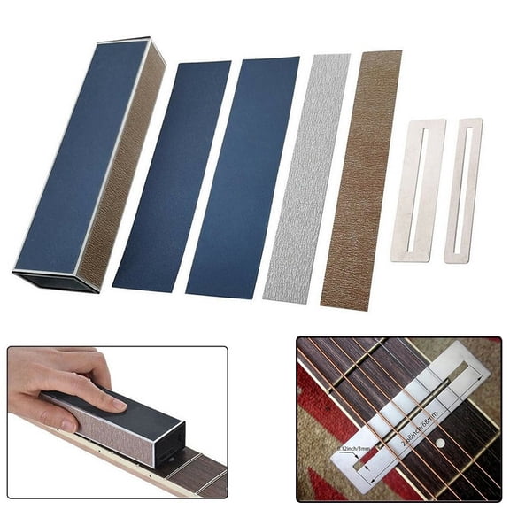 Woodworking Grinding Polishing Tool Fret Rocker Leveling Guide Guitar Beam