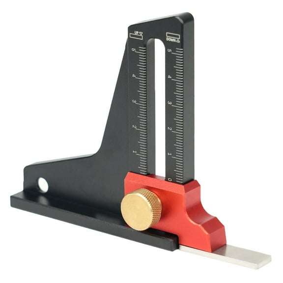 Woodworking Height Gauge with Hollowed Out Design Efficient and Easy to Use