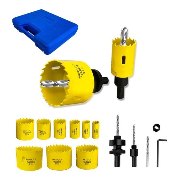 Woodworking Hole Cutter Kit Precise Design Suitable for Accurate Drilling in Various Materials Ideal for DIY Home Repair