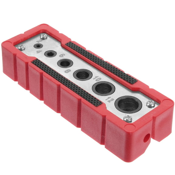 ifundom Red Drill Bit Guide for Woodworking with Vertical Alignment, Easy to Use, and Precise Tool for Projects