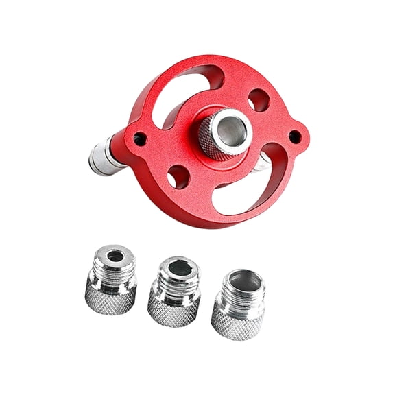 Woodworking Joints Tool Center Dowel Jig Handheld Drill Guide for Straight Hole Panel Hole Puncher Locator