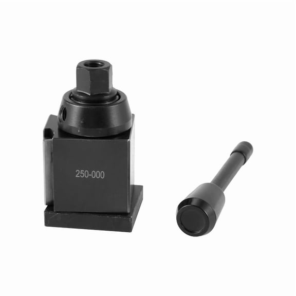 Woodworking Lathe Quick Change Tool Post Kit for Hobbyists, No Tailstock Needed, 1/2 in Cuniform Holders
