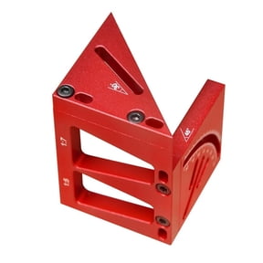 Woodworking Marking Ruler Aluminum Alloy Multi-functional Tool with 45° and 90° Line Marker Circular Centerline Square Angle Measurement Tool Dovetail Joint Marking Gauge