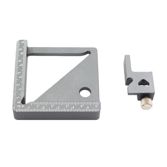Woodworking Measuring Ruler With Double Angles Option For Precise Cut And Applications Measurement Tool