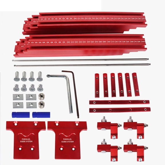 Practical Parallel Guide System Guide Joining Set 0-1200mm Engraving Machine Slotting T-Track for Woodworking