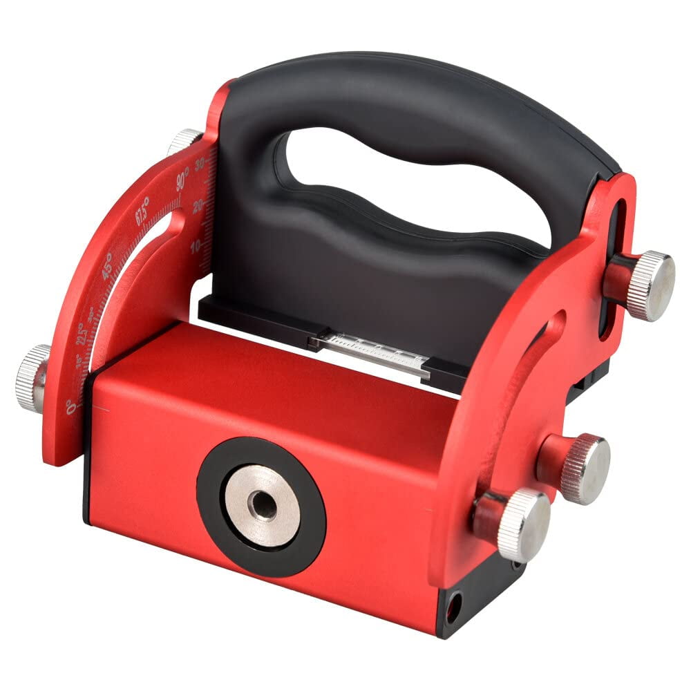 Woodworking Pocket Hole Jig with Aluminum Alloy Oblique Hole Locator Punch for Wood Board Splicing Installation