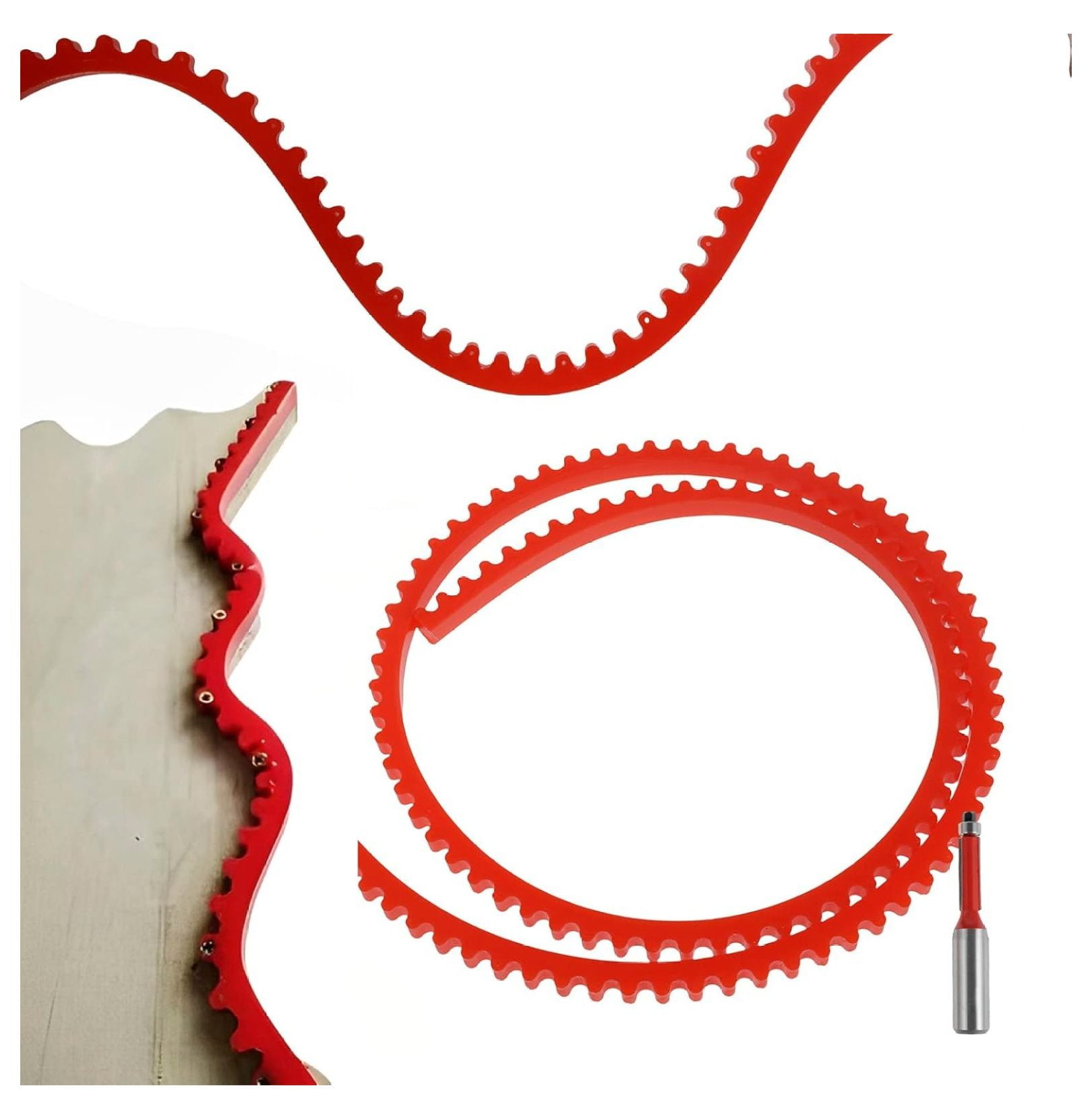 Woodworking Profiling Strip, 6.5FT Woodworking Gear Driven Profiling ...