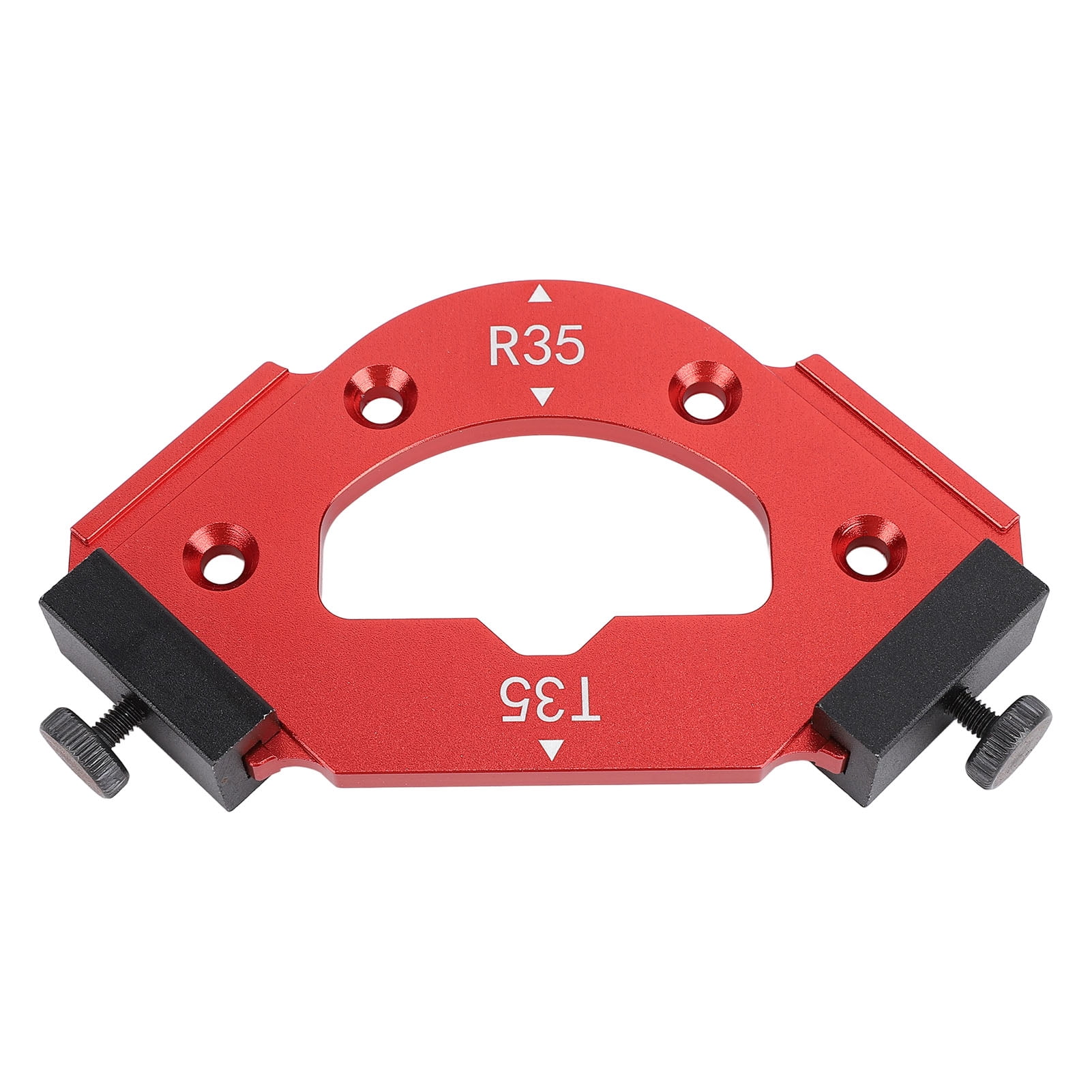 Breads Router Woodworking R35 T35 Inner Outer Corner Radius Router Template Jig ...