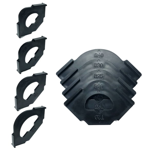 Woodworking Radius Jigs Templates Set 4pcs for Professional Corner Shaping Tool