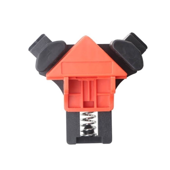 Woodworking Right Angle Clip - 90 Degree Holder for Picture Frames, Strong Spring Group Clip, Quick Release Woodworking Tool