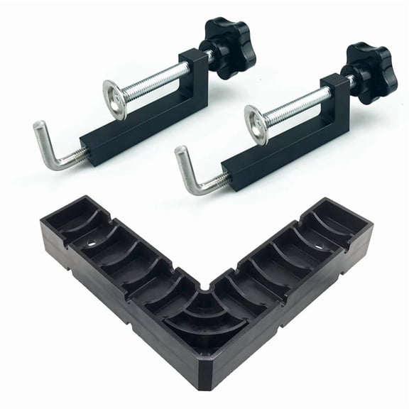Woodworking Right Angle Clip Photo Frame Punching Fixing Jig Set 90 Quick Positioning Woodworking Installation Tools B