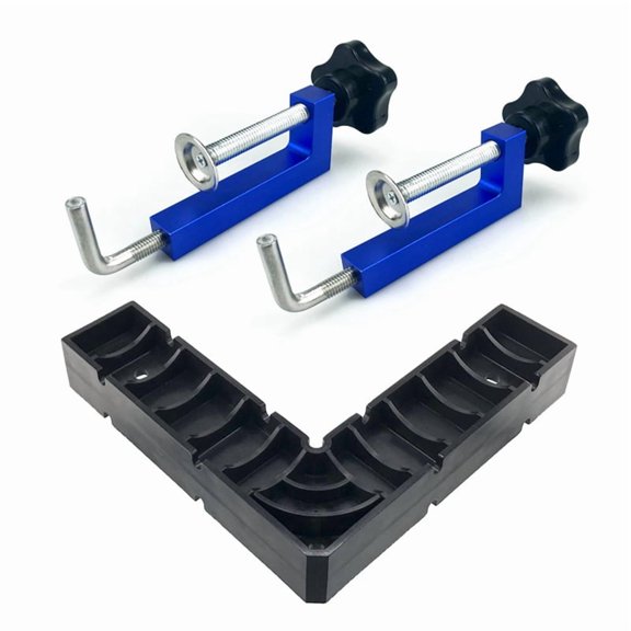 Woodworking Right Angle Clip Photo Frame Punching Fixing Jig Set 90 Quick Positioning Woodworking Installation Tools C