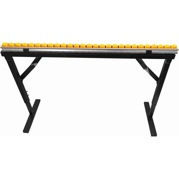Woodworking Roller Support Stand Folding Adjustable Height 23.6"- 29.1" 220LBS Load Capacity