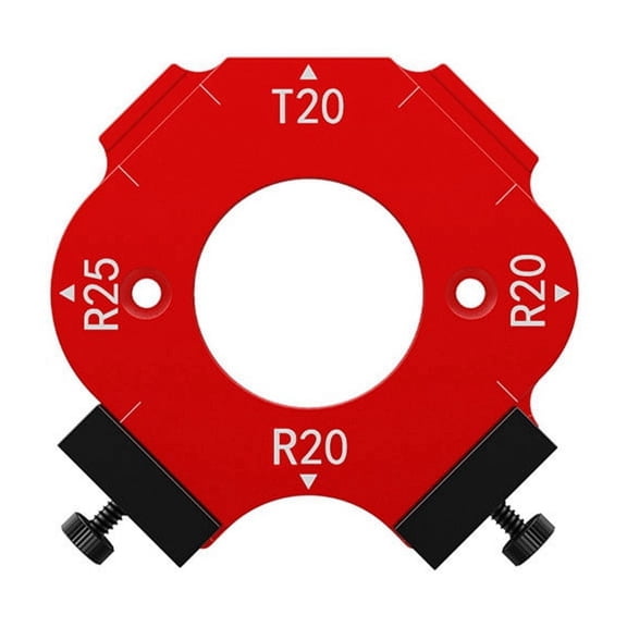 Woodworking Router Templates Arc Angle Positioning Template, Inner/Outer Corner Arc Mold, Reusable Positioning Tools B