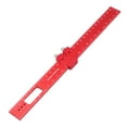 thumbnail image 1 of Woodworking Ruler, Pocket Metal Slide Stop Marking Ruler, Measuring Tools and Scribing Rulers, Square Ruler for Marking and Measuring, 1 of 9