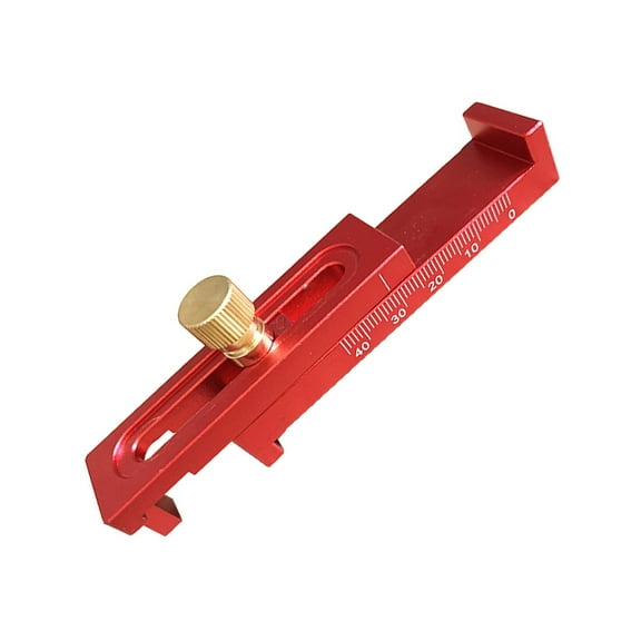 Woodworking Sawing Gaps Gauge Tool with Clear Markings Depth Measuring Ruler