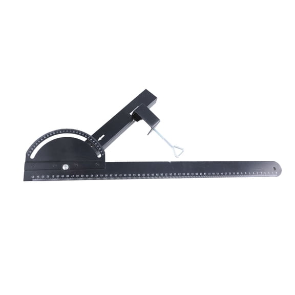 Woodworking Scribing Angles Ruler Angles Protractor Carbon Steel Marking Ruler