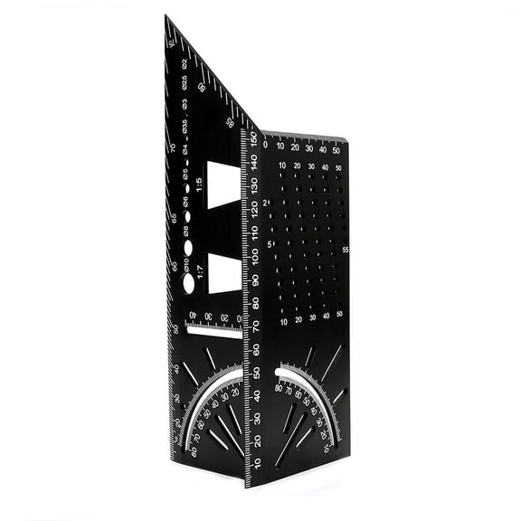 Woodworking Square Measuring Tool for Precise 3D Angle Layout 45 90 Carpenter Ruler Gauge Woodworking Accessory for DIY Projects and