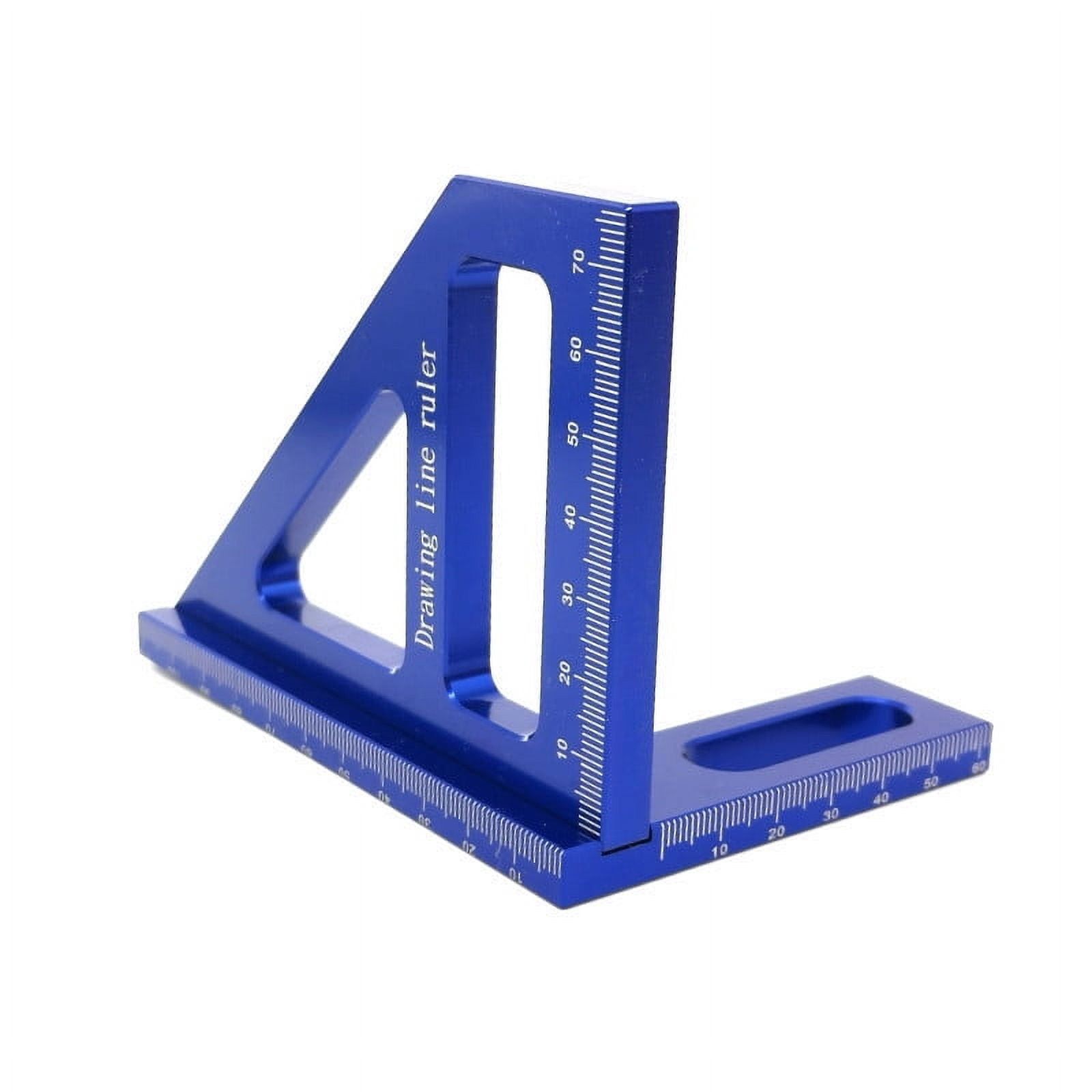 Layout Measuring Woodworking Square Protractor Aluminum Alloy Miter Triangle Ruler High ...