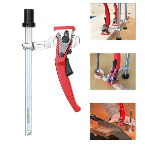 Woodworking Table Hole Clamp Workbench Bench Dog Clamp Quick Ratchet 3/4In 19Mm