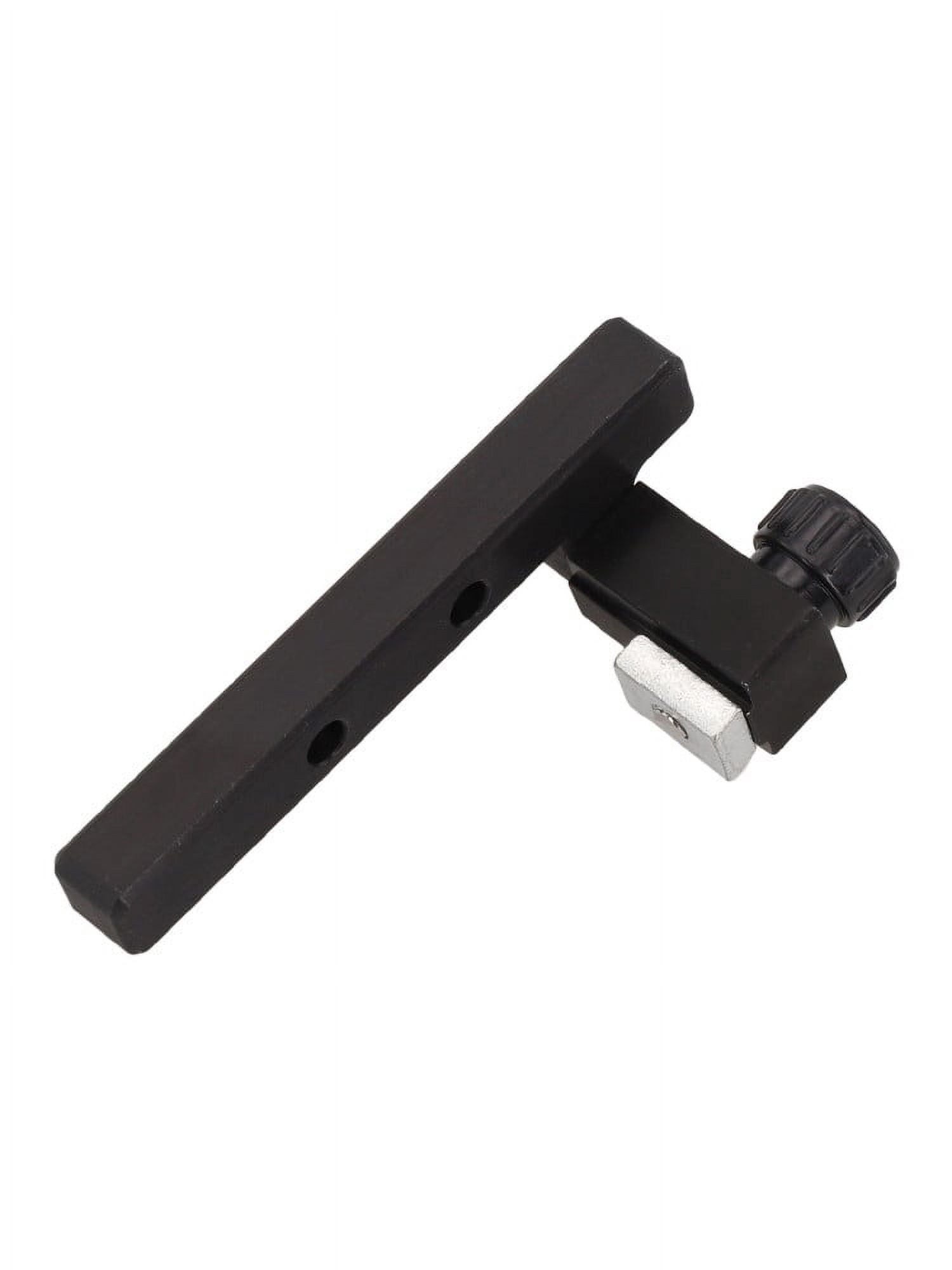 Woodworking Table Saw Adjustable Angle Ruler Miter Gauge with Track Stop Backer E