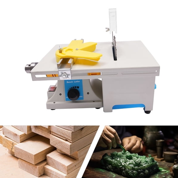 Woodworking Table Saw Cutting Polishing Machine 750W Mini Woodworking Cutting Machine Table Electric Saw Polish Carving Tools