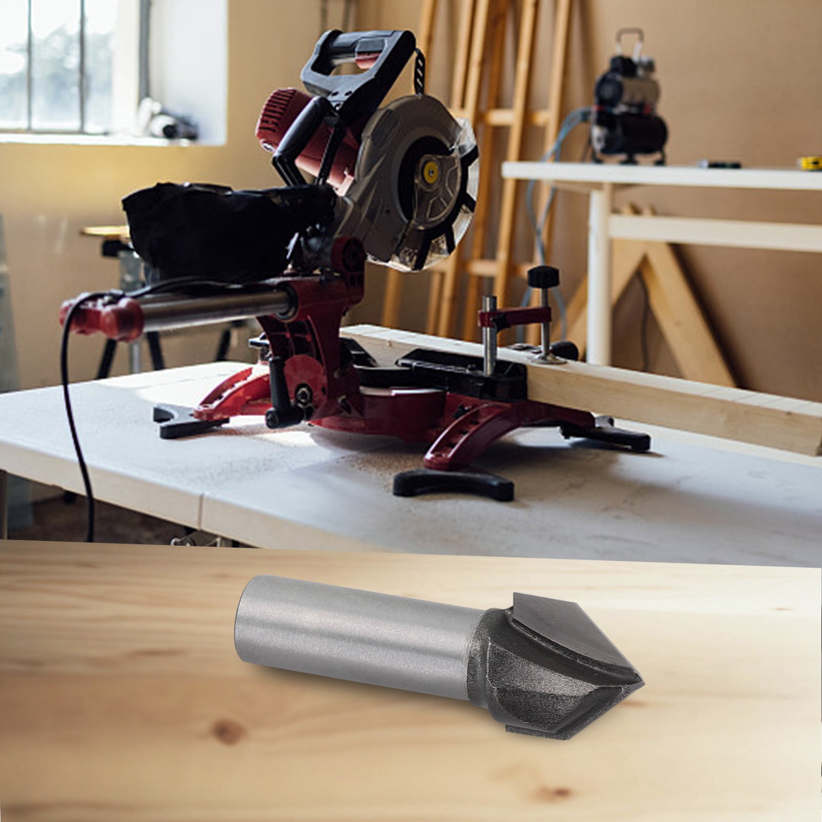 Woodworking Tool Diamond V Type Mdf Router Bit Pcd Cnc Wood Milling ...
