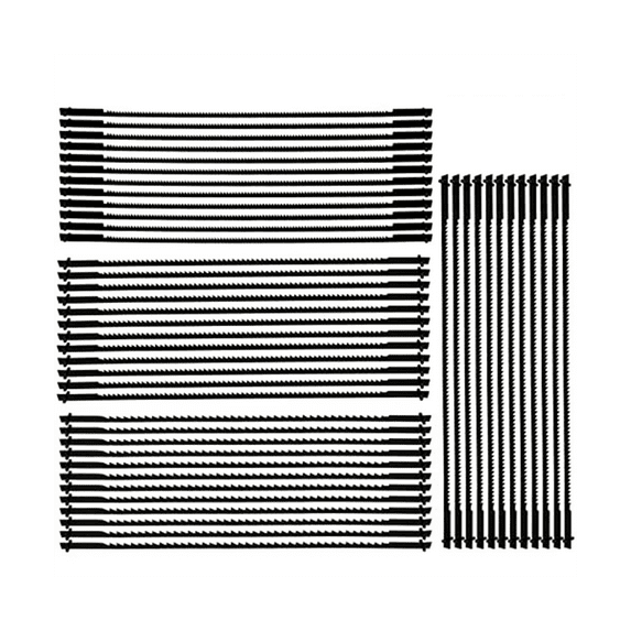 Woodworking Tool Pin End Replacement 5 in Scroll Saw Power Tool Blade Set, 48 Pack