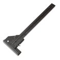 thumbnail image 1 of Woodworking Tool T Ruler Sliding Gauge Aluminum Alloy Scribe Ruler Depth Gauge T-Square Scribing Measuring Tools Marking Gauge ,for Accurate Evaluation, 1 of 6