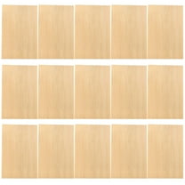 Woodworking Tools 15 Pack Unfinished Wood Sheets Thin Wood Boards for DIY Crafts Ornaments and Boat Projects