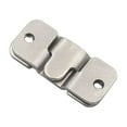 thumbnail image 1 of Woodworking Tools 1Pairs Stainless Steel Interlock Hanging Buckle Flush Concealed Mount Brackets Stainless Steel Z Clip Bracket Interlock Hanging Buckle Mountain Buckle For Picture Display Art, 1 of 8