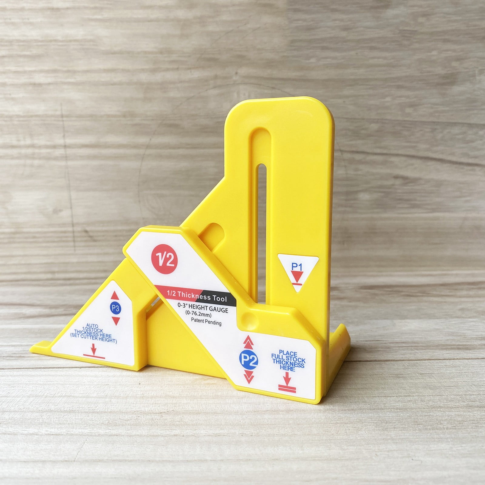 Woodworking Tools Handmade equipment 1/2 Smart Hook Pusher Block for Routers Tabletop Planers and Band Saws Carpentry Marking and Positioning Rulers Cutting Positioning and Punching Instrumen