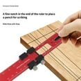 thumbnail image 1 of Woodworking Tools Ruler Precision Ruler Slide Ruler T-Track Metal Slide Stops Fangkenuo, 1 of 9