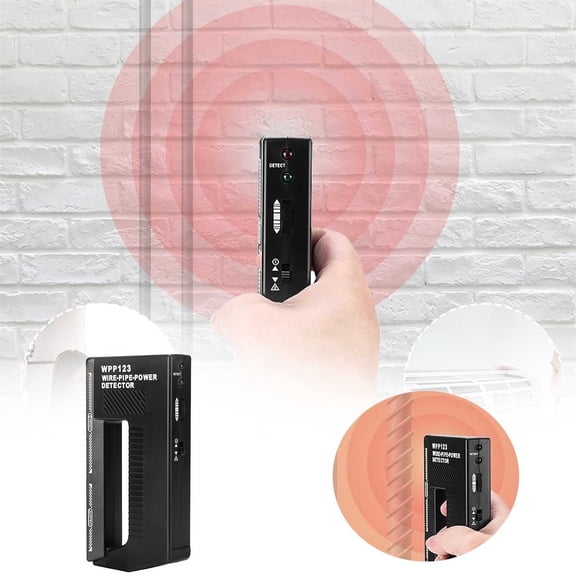 Woodworking Tools Wall Scanner with High Sensitivity Metal Adjustable Alert Multiplatform Wall Stud Finder for Adults AC Wire Detection Durable Black End start# s#Versatile Wall Scanning Tool