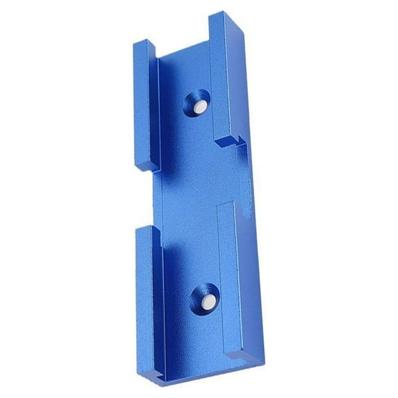 Woodworking Universal Chute Cross Track Connector T-Track Intersection Aluminum