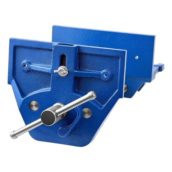 Woodworking Vise, 9 Inch Jaw Width, Quick Release Wood Bench Vise, 10.2 Inch Max Jaw Opening, Heavy-duty Cast Iron Construction, Adjustable Front Stop, Workbench Vice, for Woodworking Drilling