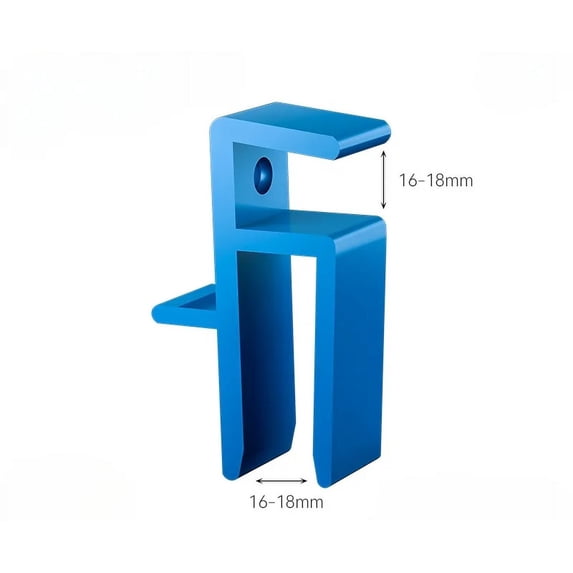 Woodworking Wardrobe Closing Board Clip 16-18mm Jigs Closing Fixing Clip Carpentry Closing Fixed Clamp Tool Wood Marking Fixture (A,4pc)