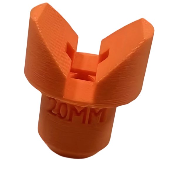 Woodworking Workpiece Support Pin, V-Shaped Molded Clamp Peg, Single Accessory for Compatible Table Holes and Setup