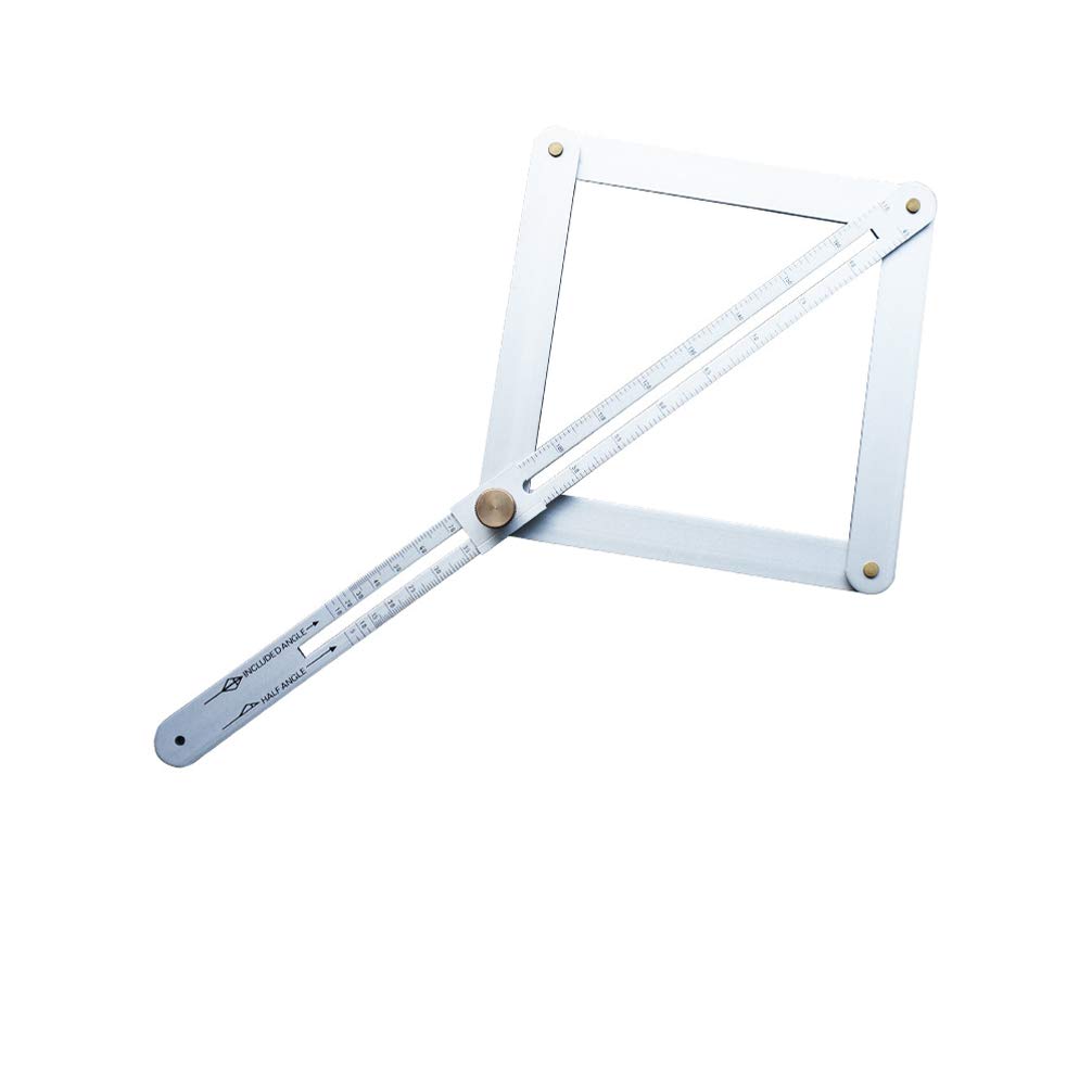 Woodworking floor angle divider, angle measuring ruler, aluminum alloy ...