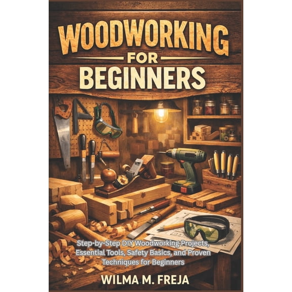 Woodworking for Beginners: Step-by-Step DIY Woodworking Projects, Essential Tools, Safety Basics, and Proven Techniques , (Paperback)