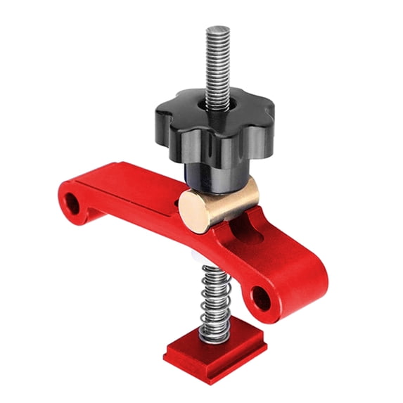 View of Woodworking for T Track Slider Nut Saw Table Slider Acting Hold Down ...