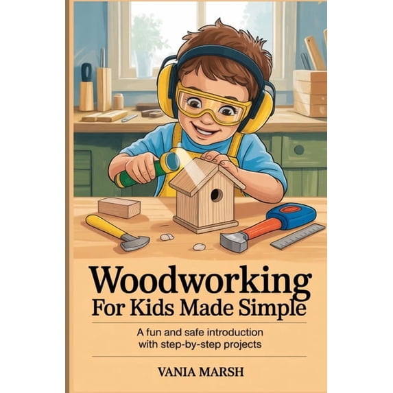 Woodworking for kids made simple: A Fun and Safe Introduction with Step-by-Step Projects, (Paperback)